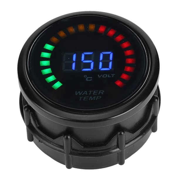 Digital LED Bil Vandtemperaturmåler 52mm 20-150 Grader Celsius 12V Auto Sensor
