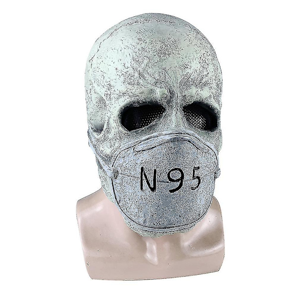 Halloween Full Mask Scary Skull Props Puvut Party-3