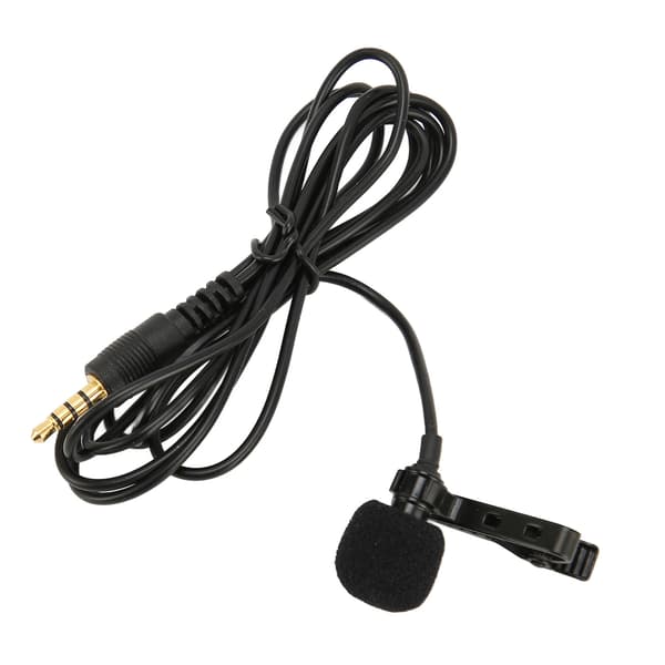 Profesjonell støyreduserende Lavalier Lapel-mikrofon for podcastinnspilling og vlogging