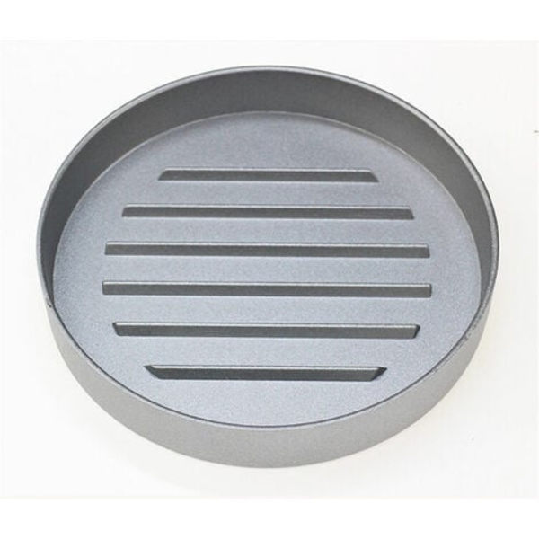 Hamburgerpresse - 12 cm hakket bøfpresse - Burgermaskine til hakket kødkøkken - Aftagelig bund - Grillgrill Pa