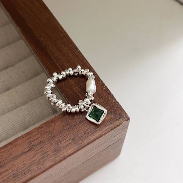 Ring 925 Silversmycken Pearl Modesmycken Ac8196