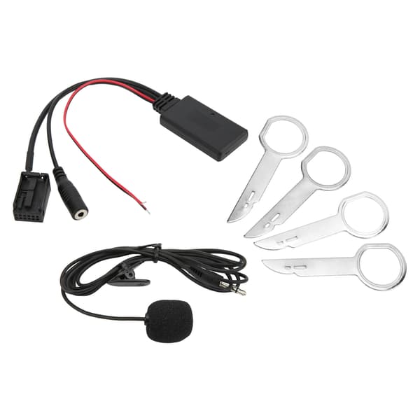 Trådløs Bluetooth AUX Adapter Håndfri Mikrofon til Ford Focus 2004 og frem 6000CD