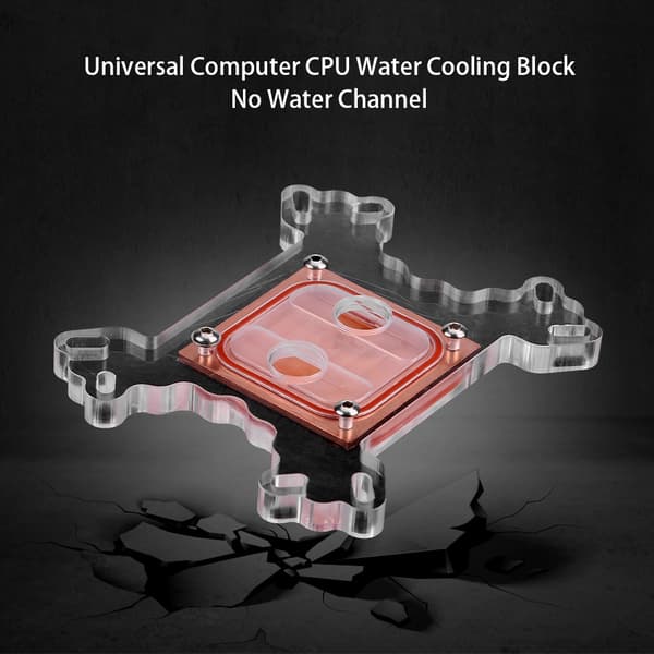Universal CPU Vannkjøler Kobberbaseblokk