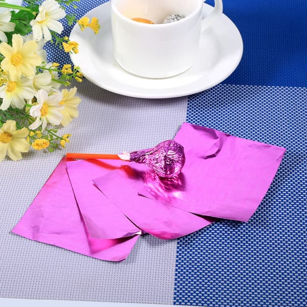 Fyrkantiga Godispapper 100 st Fuchsia 3x3 Tum