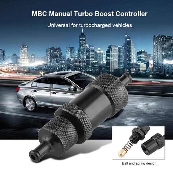 Universal Justerbar MBC Manuell Turbo Boost Controller Turboladet, Aluminiumlegering