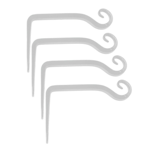 Kasvien pidike Kukat Ripustusteline Rautainen seinäkoukku Kukat Ripustettava seinäteline Koukut istutuskoneisiin Lintujen syöttölaitteet Lyhty Tuulikellot Seinävalot 2pcs White