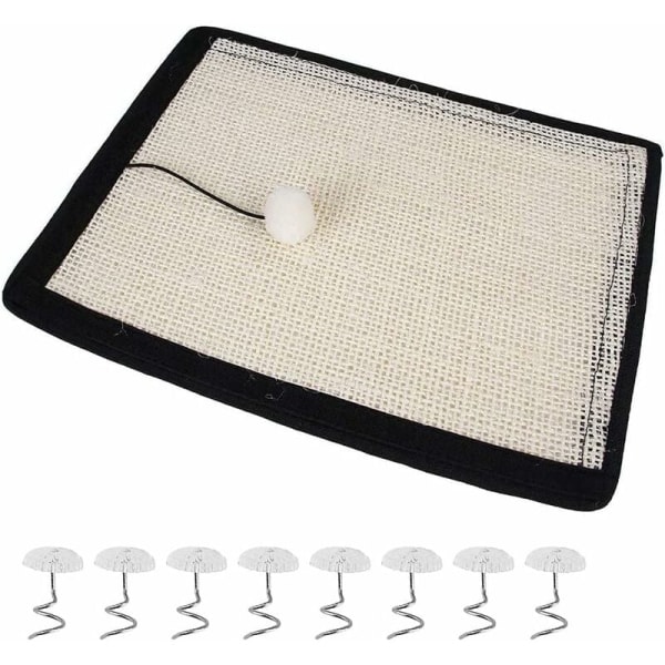 Cat Scratching Mat, Cat Scratching Matt, Natural Sisal Cat Scratching Post, Natural Sisal Cat Scratching Mat, för stolar, soffor, säten, trappor, 40*29cm