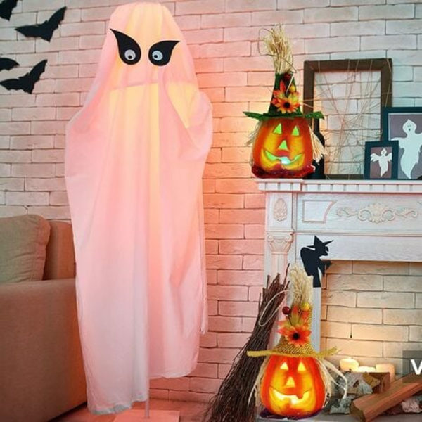 Kappaleet Halloween vaahto Kurpitsan lyhty Jack Pumpkin vilkkuva lyhty syttyy Koriste Kummitustalo Koristetarvikkeet G