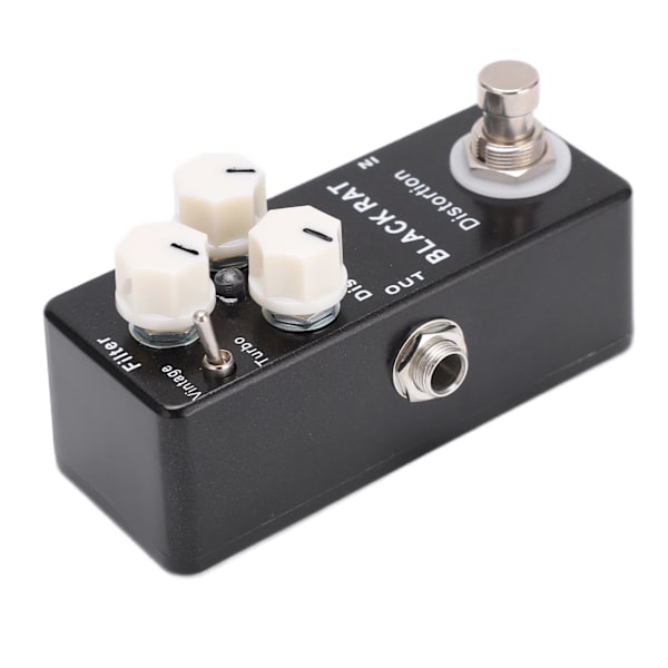 True Bypass Distortion Gitarrpedal Enkel Effekt Elektrisk Effektor