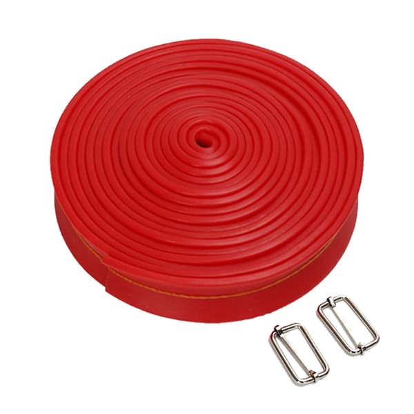 Elastisk modstand Pull Up Band til Yoga Basketball Atletisk Træning Rød