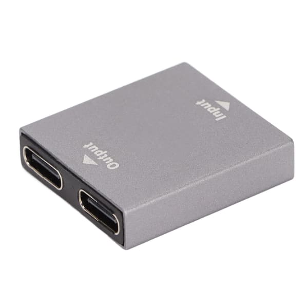 USB C Hub 2 i 1 Dobbeltport PD Hurtigopladeradapter til telefon, bærbar computer, tablet