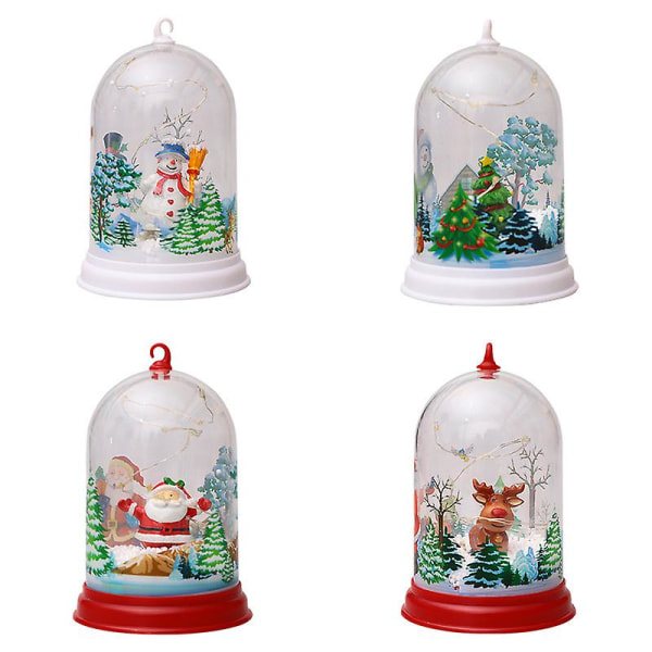 julklapp lampskärm jul snögubbe julgran