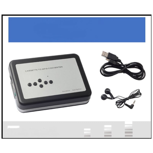 Kassettspiller Konverter Kassett til MP3 Walkman/lydkassett for opptak til MP3 via USB