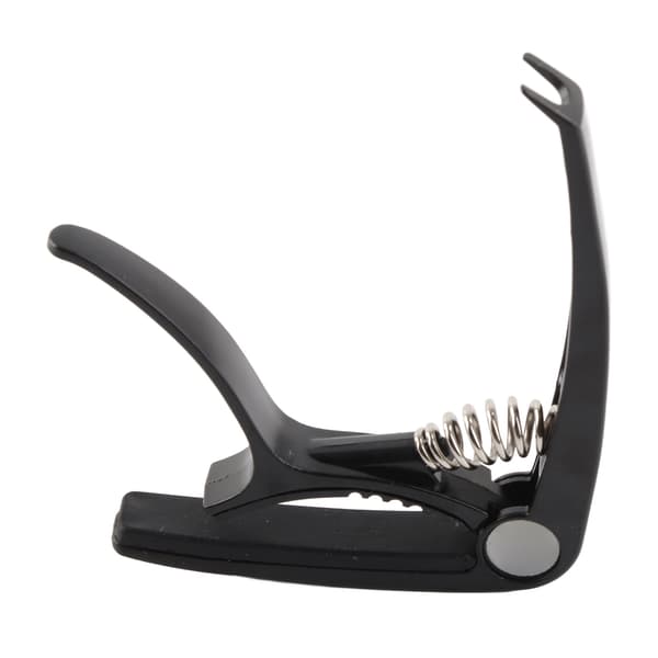 2 i 1 Zinklegering Guitar Capo Multifunktionel Professionel Musikinstrument Tilbehør Sort