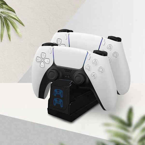PS5-kontroller ladestasjon Black