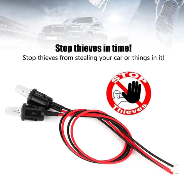 1 Par DC 12V Bil LED Alternerende Alarm Dash Mount Lys