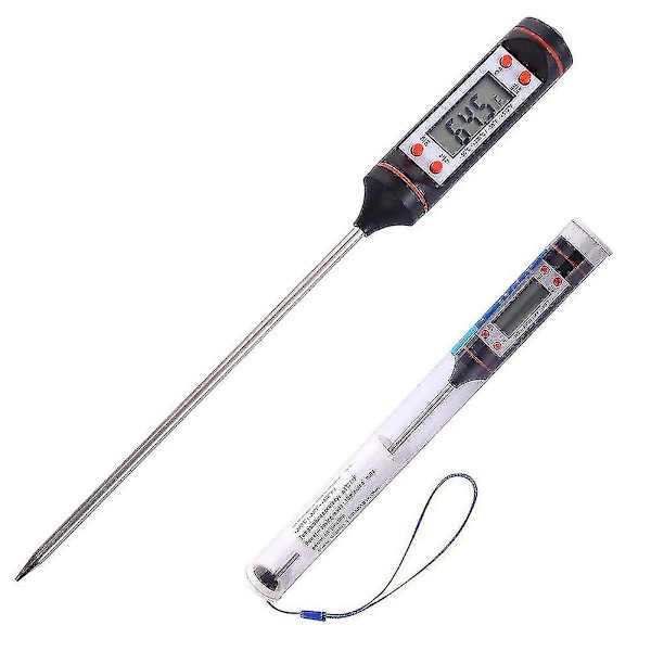Digital mattermometer Kött Kök Sond Tårta Fry Grill Matlagning Hushållsmatlagning Termometer Mätare Ugn Tillagningsverktyg