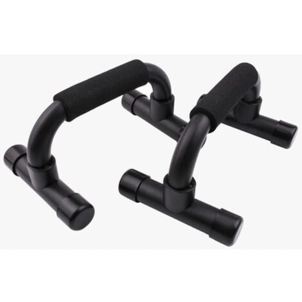 stk I-formet Multifunktionelt Push-up Rack, Hjemmetræningsudstyr - Sort