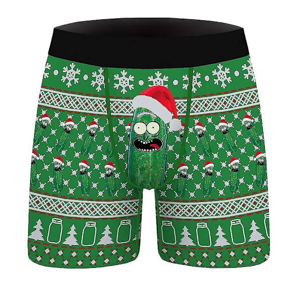 Jouluiset Bokserit Shortsit Alushousut Miesten Joustavat Alushousut C 2XL