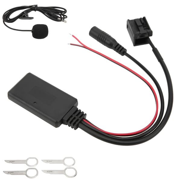 Trådløs Bluetooth AUX Adapter Håndfri Mikrofon til Ford Focus 2004 og frem 6000CD