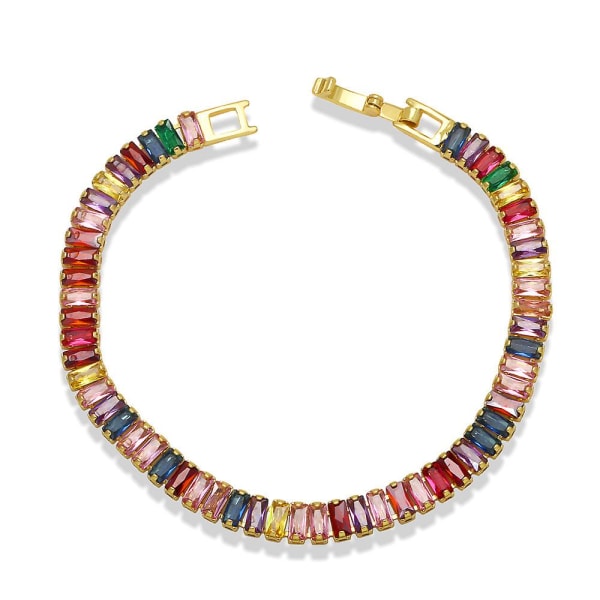 Armband Vintage Zircon Metallic Element Modesmycken Ac10038 Colorful