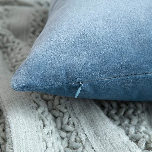 Sett med 2 dekorative fløyelsputetrekk Sofa Putetrekk Superglatt myk dekorasjon Hjem Stue Soverom Til sofa 2 stk 30x50cm Gul Ora