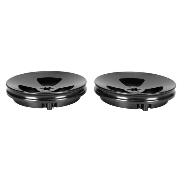 1 par 1 4 tommer NAB Hub Optisk Akseladapter Aluminium Poleret Base Spole til Spole Båndåbner til Studer ReVox DENON Sort