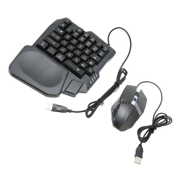 4 i 1 Mobilspil Combo Pakke Gamepad Controller Tastatur Mus Konverter til Android iOS