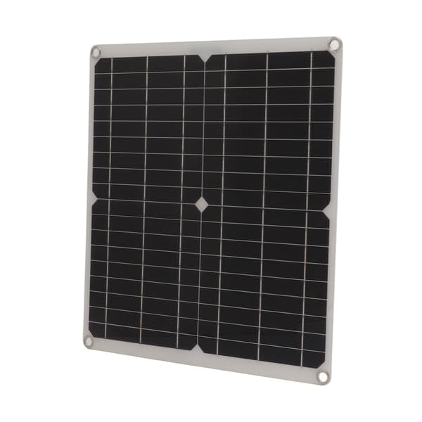 25W Foldbart Monokrystallinsk Solpanel Kit USB Bærbar Udendørs Oplader til Telefoner Laptops