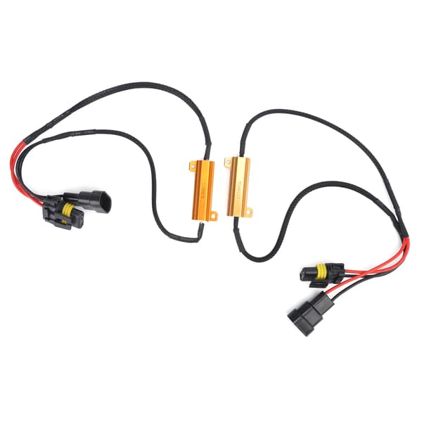 2 stk. 9005 LED Lastmotstand Dekoder 50W 6 Ohm for frontlykter Tåkelys Kjørelys