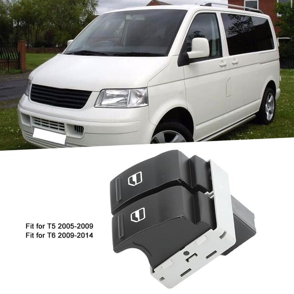 Strømvindusbryter førerside 7E0959855A Passer T5 2005-2009