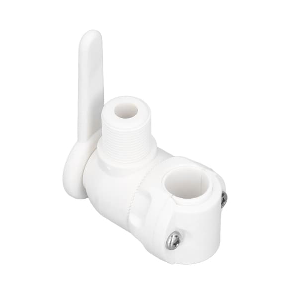 Marine VHF Antenne Ratchet Montering Base Justerbar ABS Rør Rail Dæk Montering Tilbehør Hvid