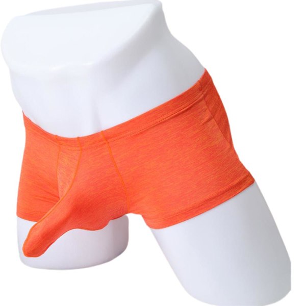 Miesten Alusvaatteet Boxer Shortsit Alushousut Arkut Orange 2XL