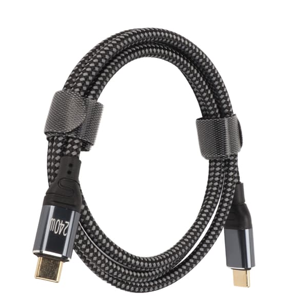 USB C til USB C Kabel 240W PD Hurtig Opladning 480Mbps Data Synkronisering 100cm USB 2.0 Type C Han til Han