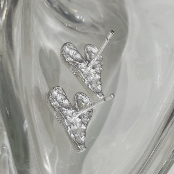 Ørering Heart Stud Uregelmæssig modesmykker Ac5224