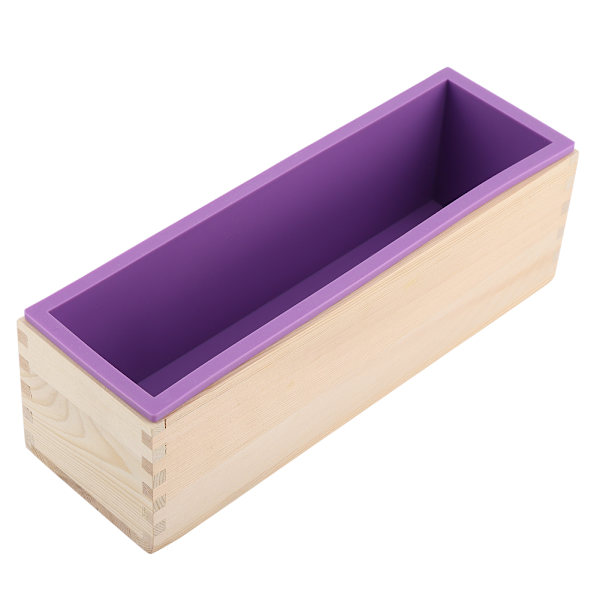 Rektangulær silikonsåpeform 1200ML for DIY-baking av kake, is, sjokolade