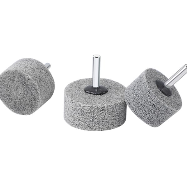 10 stk 6 mm skaft fiber slibehoved non-woven hjul nylon slibehoved (25mm*6mm),