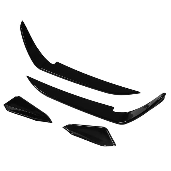 Blank Sort Front Bumper Aero Kit MK7.5 R 2017 2020 Bilspoiler Erstatning