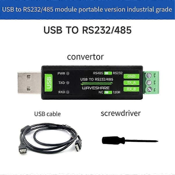 USB-RS232/485-sarjaporttimuunnin FT232RNL Linuxille, Androidille, Win 11/10/8.1/8/7