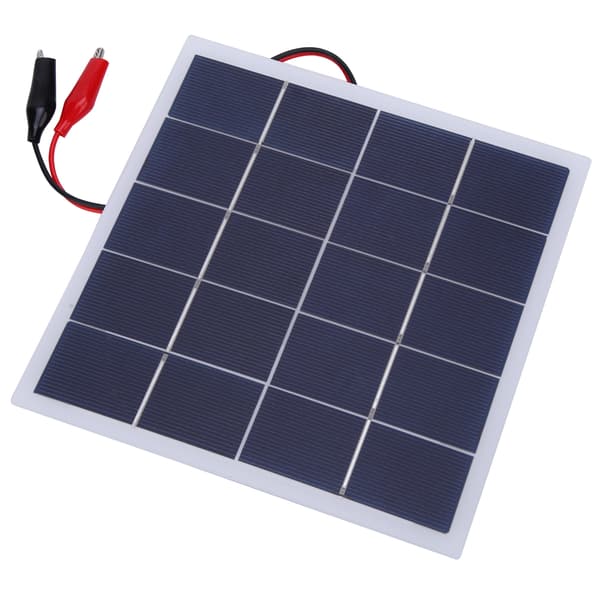 4W 5V Polykristallint Kisel DIY Solpanel Lättvikt Enkel Att Bära 172x175x2MM