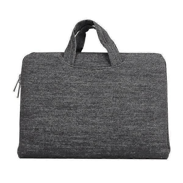 12 tommer bærbar håndholdt laptoptaske til bærbar computer (grå)