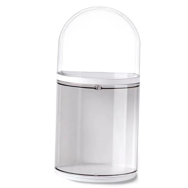 Transparent Väggmonterad Dockskåp Display Box 2 Lager 11x22cm Utställningsfodral