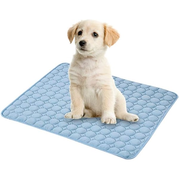 Liten Kylmatta för hundkatt, 100 * 70 cm Kylmatta för husdjur, perfekt för hundar och katter att hålla sig svala i sommar