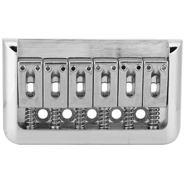 Professionell Silver Metall Stall för 6-strängad Elgitarr