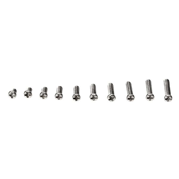 1,6 mm til 6,0 mm Små Ur Krydsskruer Armbåndsur Tilbehør i Rustfrit Stål