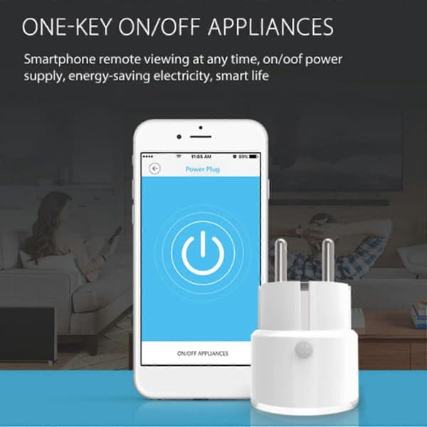 WiFi Smart Plug Strömuttag, Trådlöst Smart Uttag