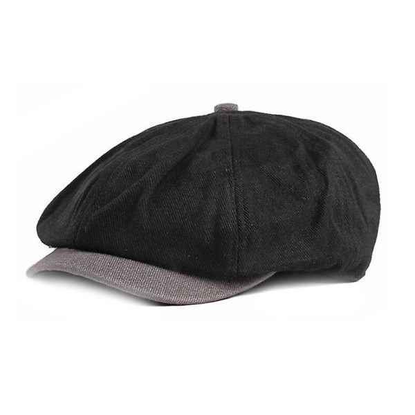 Bomull Klassisk Army Hat Herre Caps Military Hat Black