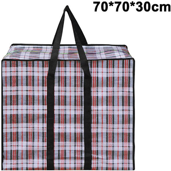 Stor sort vævet taske mobil bagagetaske fugttæt støvtæt madras quilt taske,