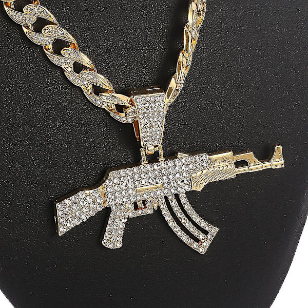 Mode Ak47 Halsband Desert Eagle hängsmycken för män