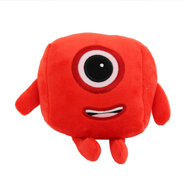 Numberblocks plysj leketøy animasjonsdukke for barn One-1